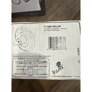 Delta T11897-PNLHP Cassidy 3-Function Diverter Valve Trim, Polished Nickel